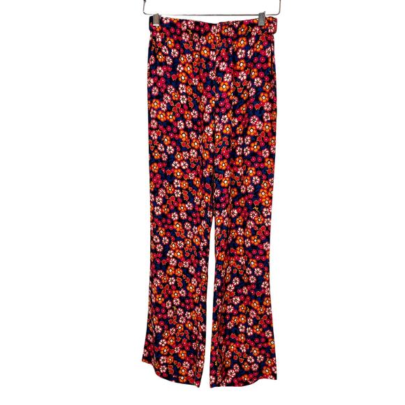 MARNI Pop Garden-Print Crepe Flared-Leg Trousers Size 36 / Small - Picture 2 of 11